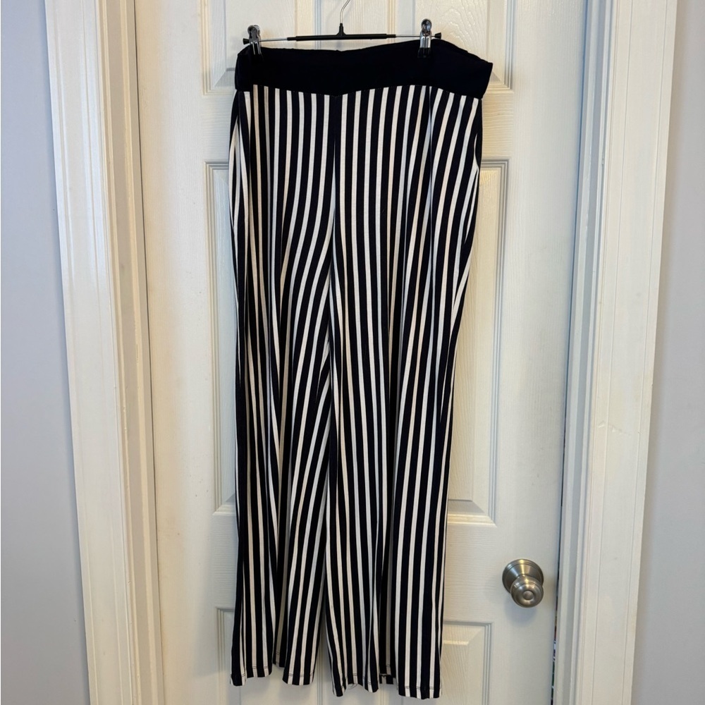 Polo Ralph Lauren Mens XL Black/White stripe Sleep Loungewear Pajama Pants PJs
